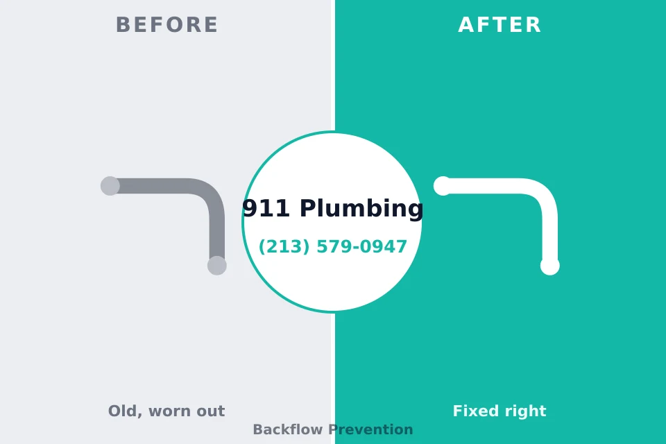 Before and after: plumbing repair Fort Meade, FL
